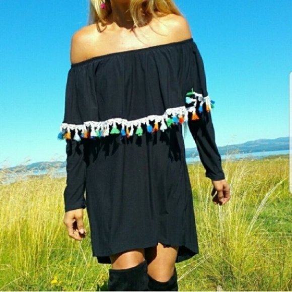 MODA ME COUTURE Tops - PLAYFUL TUNIC TOP